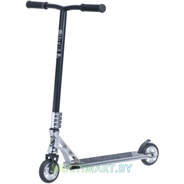 Самокат Novatrack Pixel Pro BL 110A.PIXEL.SL20 (черный/серебристый, 2020)